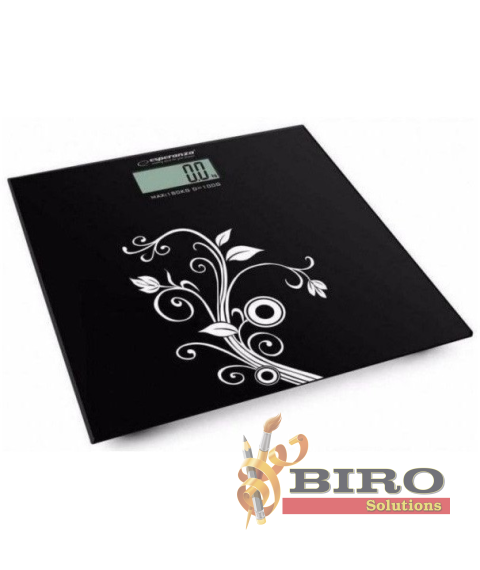 Cântar de baie electronic Esperanza YOGA EBS003, 180kg, negru